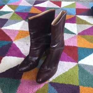 All genuine leather boots